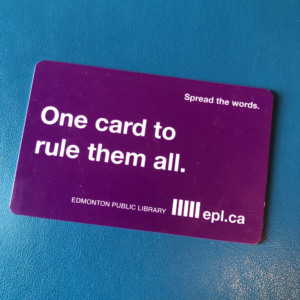 Edmonton Public Library Card